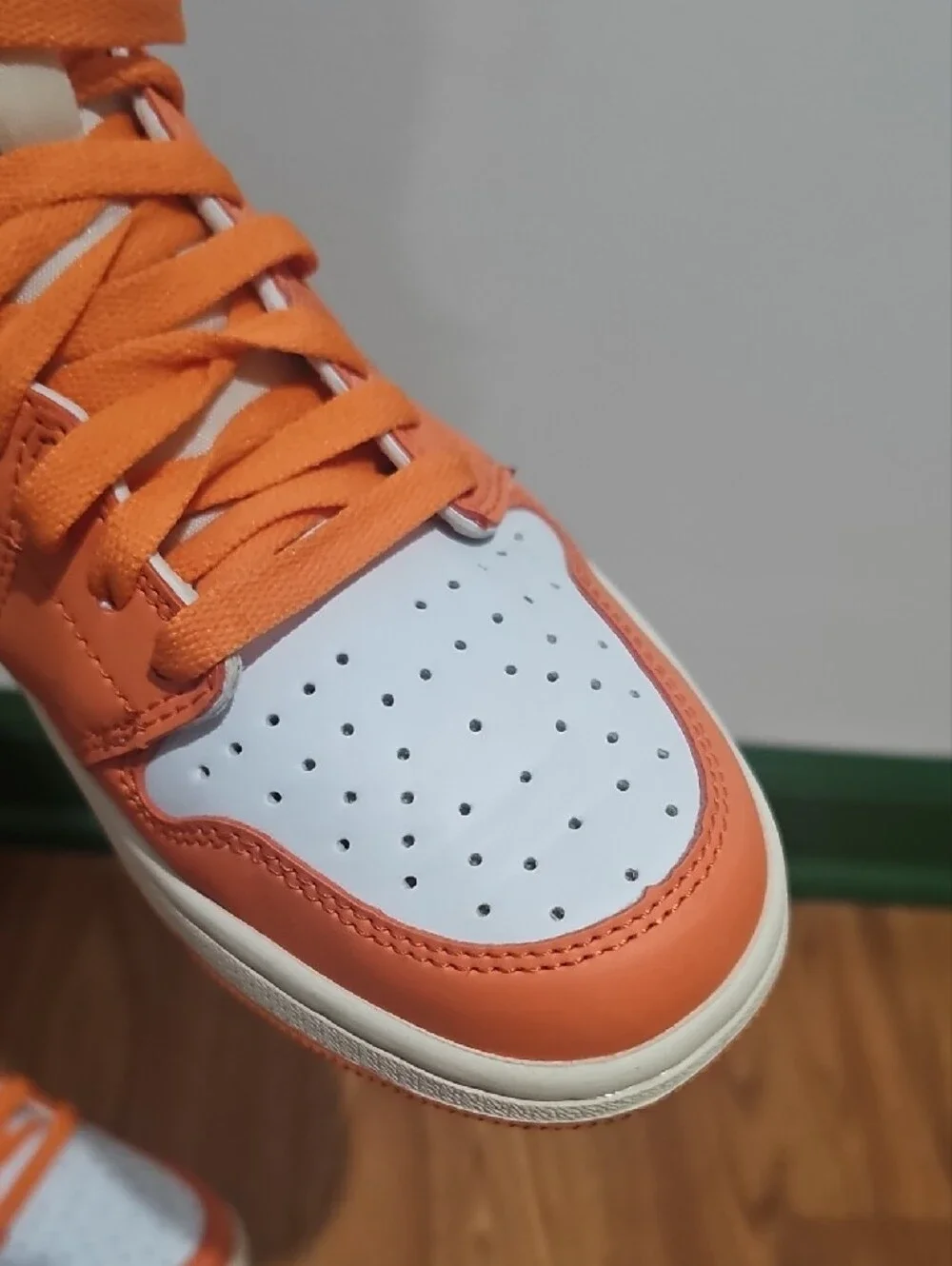 Jordan Air 1 High Orange/White Men's Sneakers
